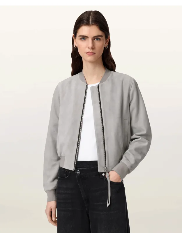 Orten Suede Bomber Jacket