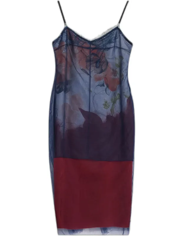 Floral Layered Midi Dress