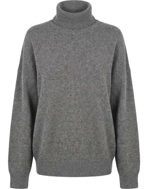 Roll-neck Cashmere Sweater