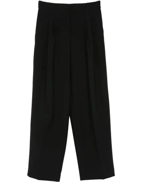 Pleated Wide-leg Trousers