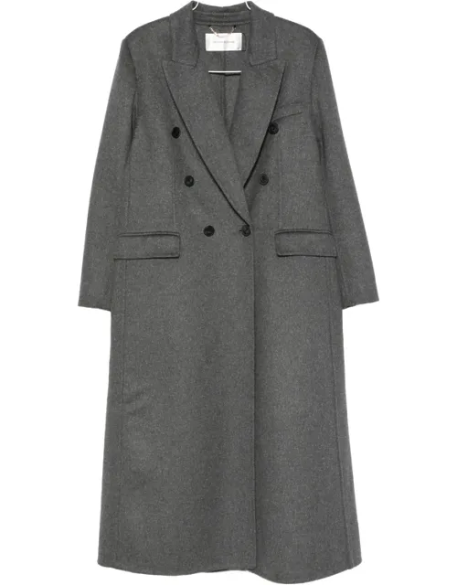 Double-breasted Peaked-lapel Coat