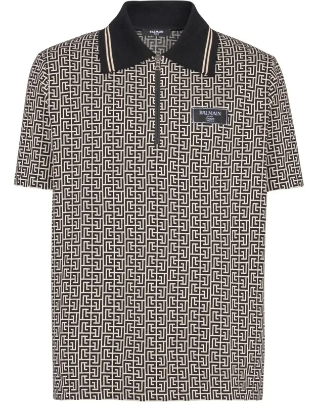 Labyrinth Jacquard Polo Shirt