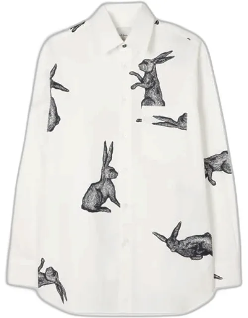Rabbit Print Shirt