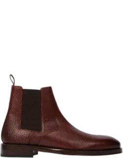 Grain Leather Boots