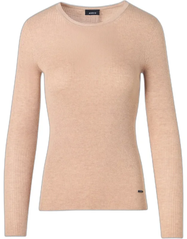 Fitted Rib-knit Sweater