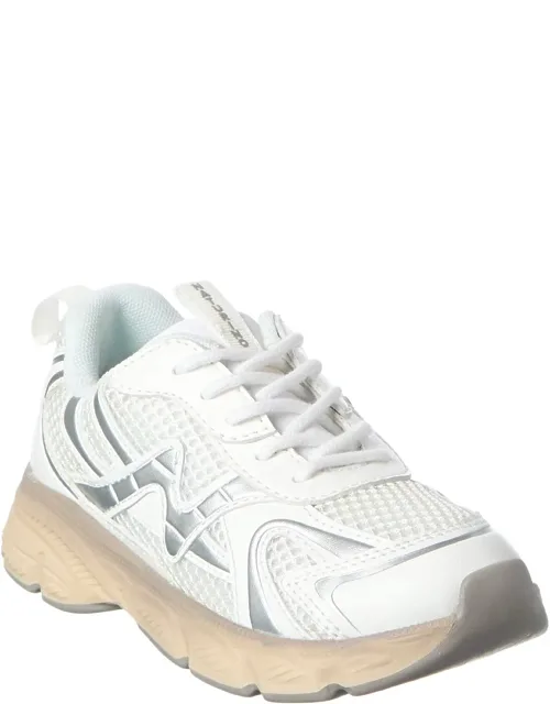 Wave Leather & Canvas Sneakers