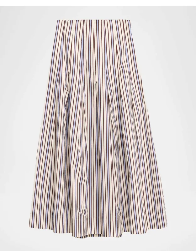 Striped Cotton Skirt