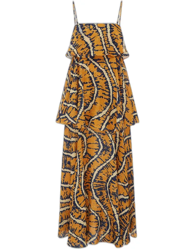 Ripple Layered Maxi Dress