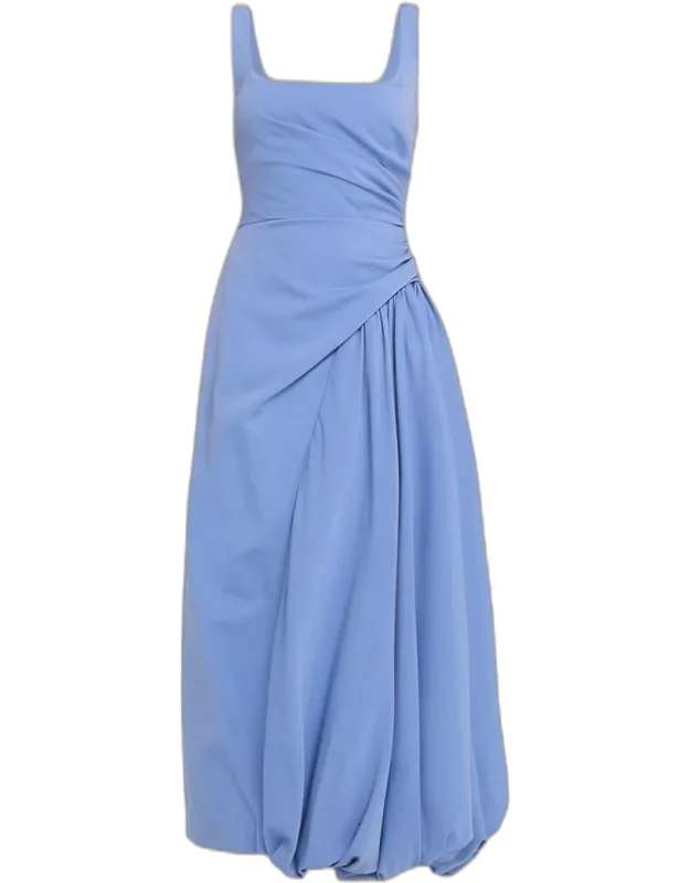 Scoop-neck Bubble Dress