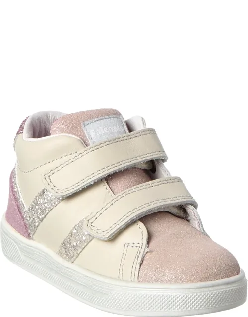 Falcotto Stripi Glitter Leather & Suede Sneakers