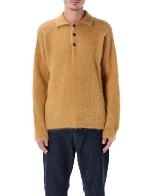 Basic Polo Mohair Sweater