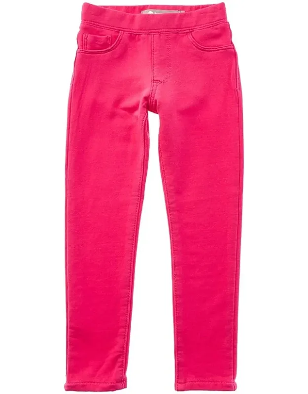 Pull-on French Terry Skinny Pants