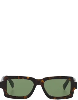 Pilastro Tortoiseshell Rectangular Sunglasses
