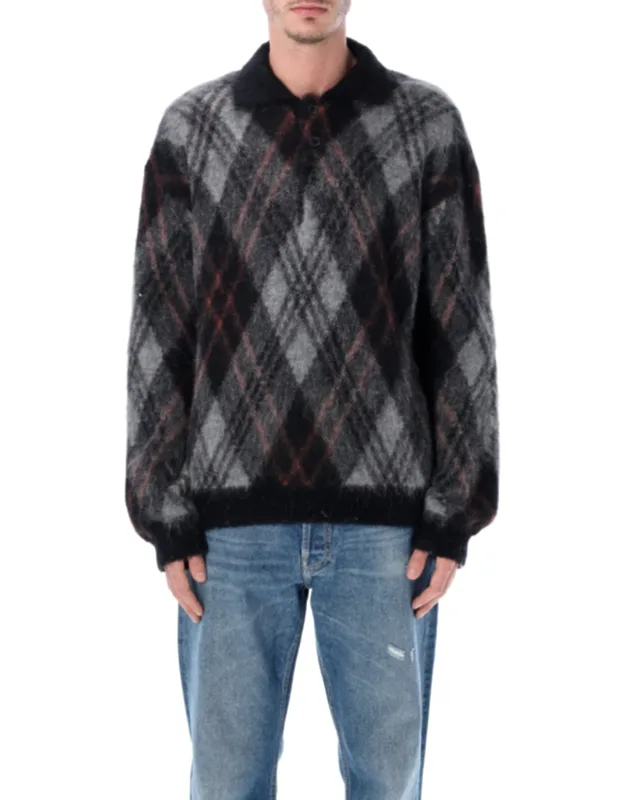 Basic Polo Mohair Sweater