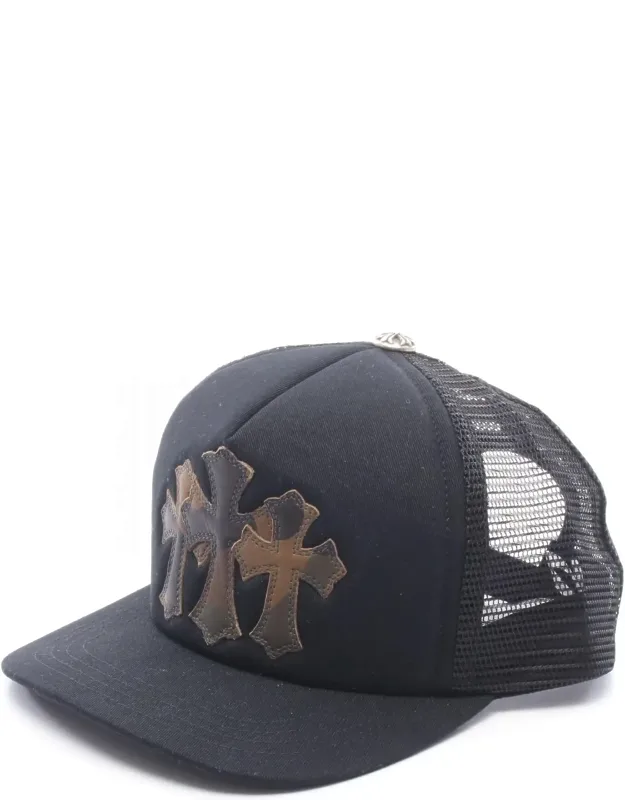 Cemetery Cross Patch Cotton Cap