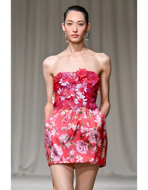 Peony Dots Mini Dress