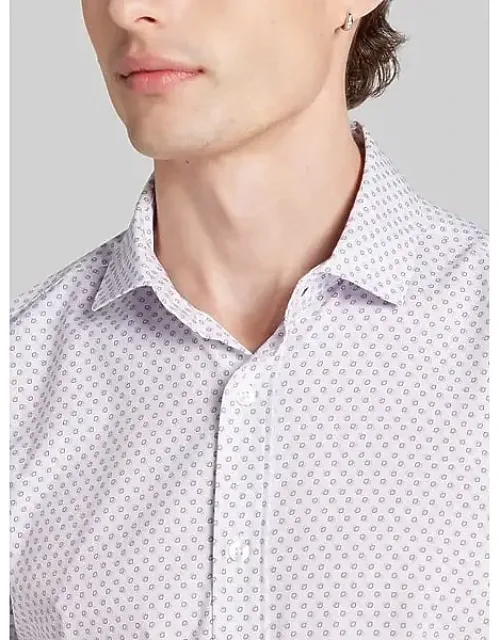 Slim Fit 4-way Stretch Button Up Shirt