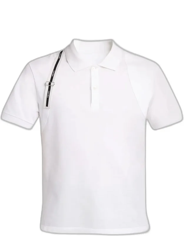 Harness Cotton Pique Polo Shirt