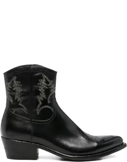 Western-style Embroidered Boots