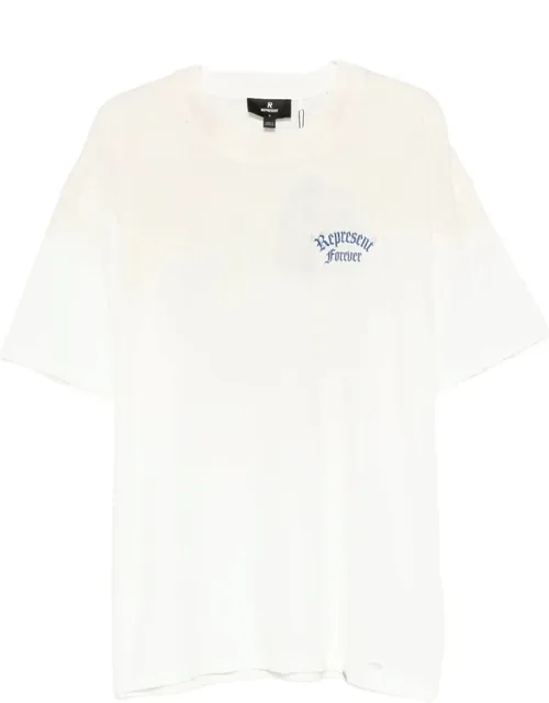 Duality Logo-print Distressed Cotton T-shirt