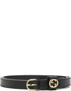 Interlocking G Leather Belt