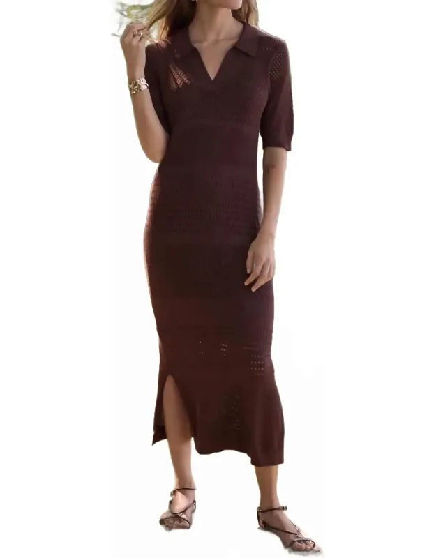 Viscose Sweater Knit Dress
