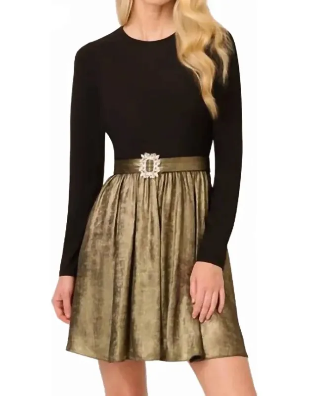 Metallic Short Dress