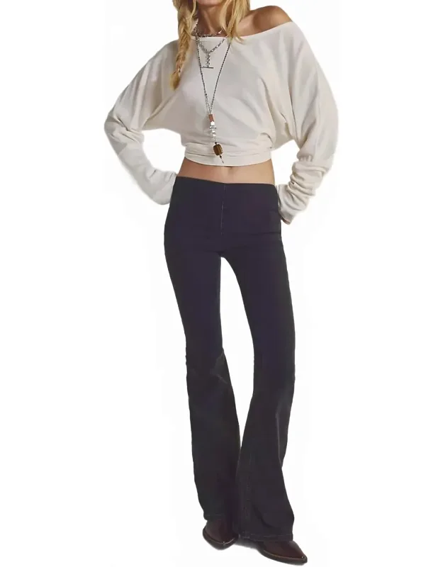 Flare Pull-on Jeans