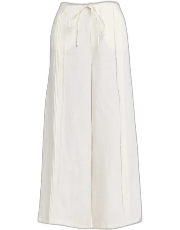 Pintuck Linen Pants