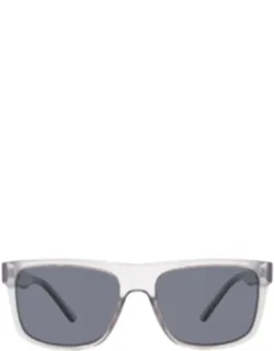 Brown Gradient Square Sunglasses