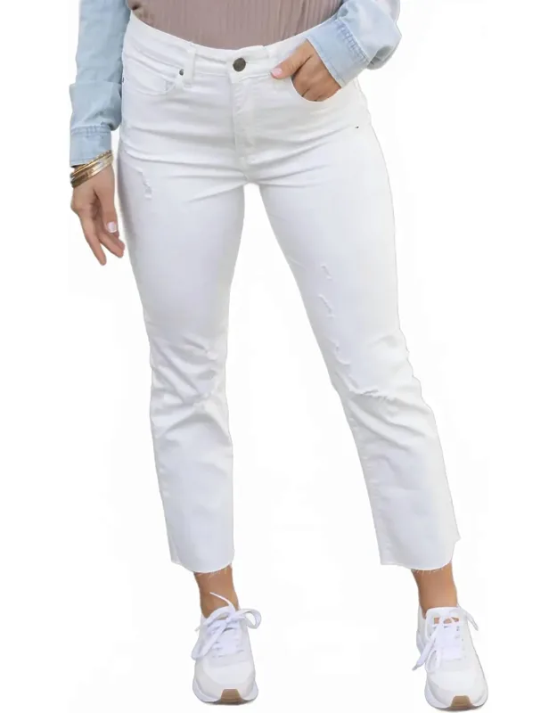 Cropped Denim Jeans