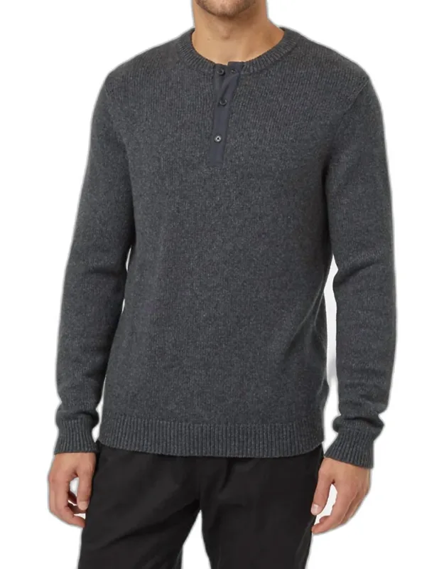 Quarter Placket Sweater