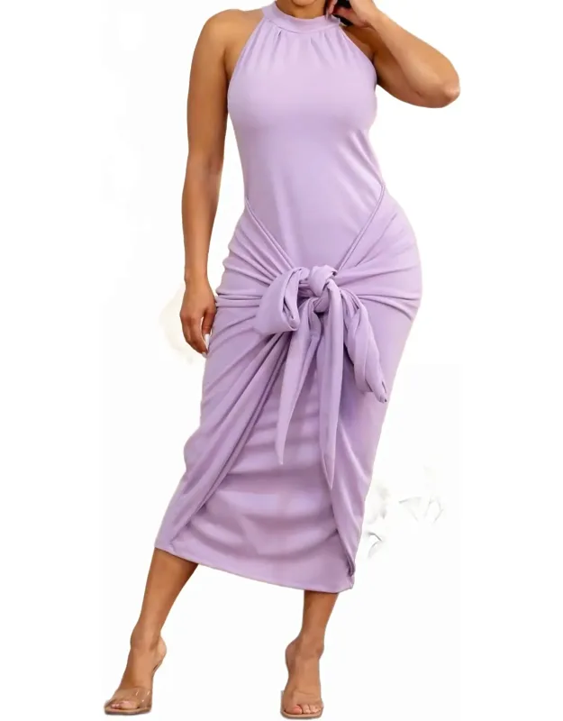 Halter Neck Maxi Dress