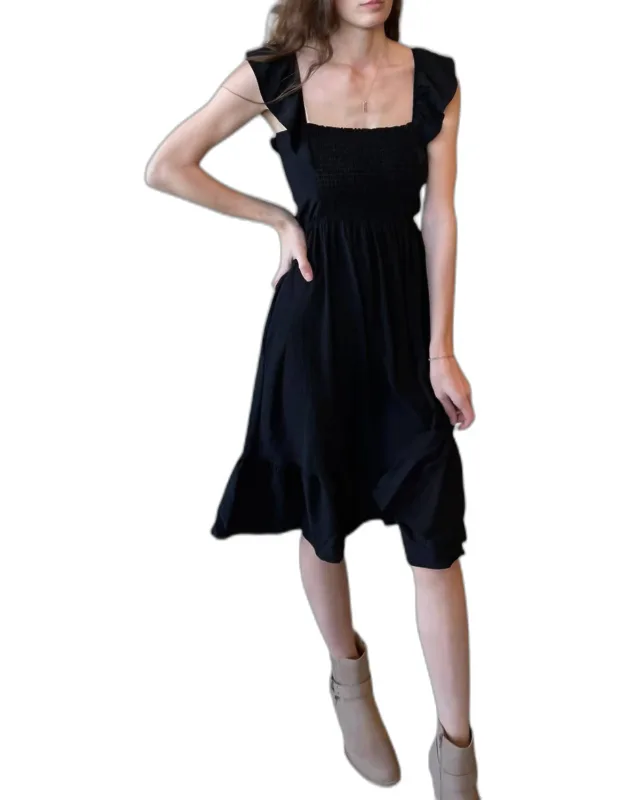 Ruffle Sleeve Dress