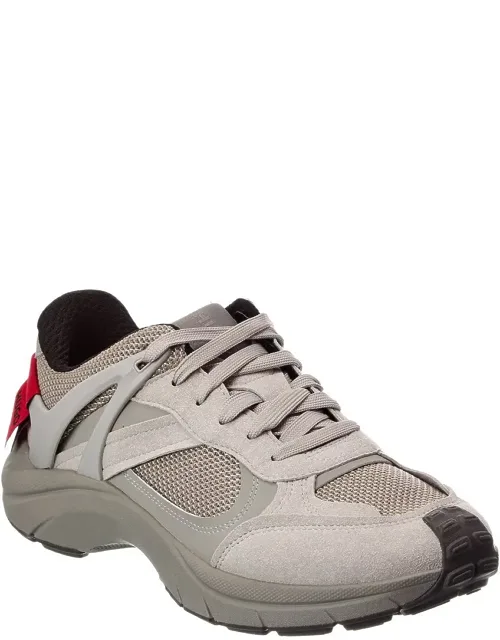 Go2 Sneaker With Lace-up Closure And Rubber Sole