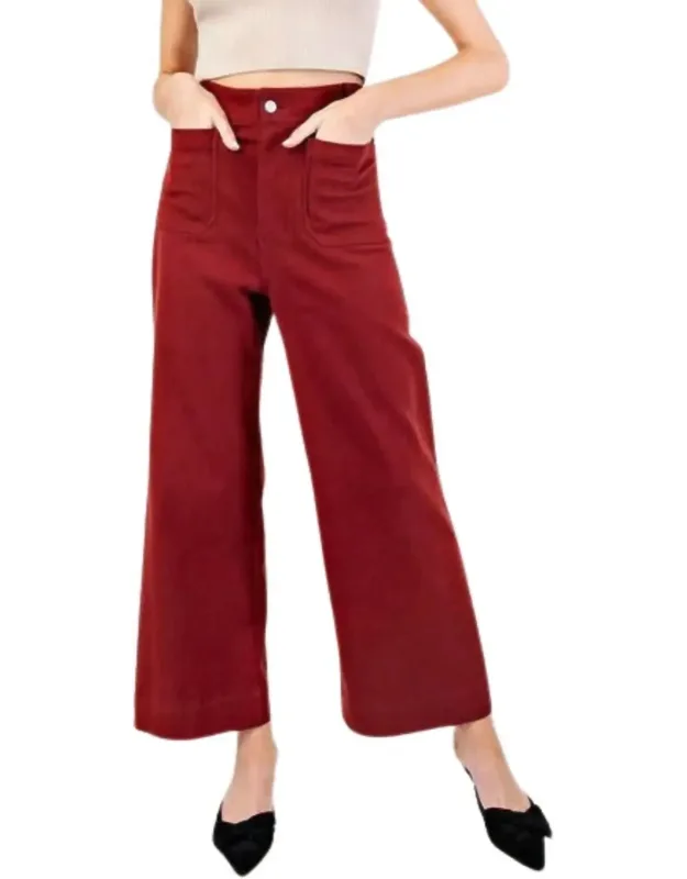 Soft Washed Wide Leg Pants