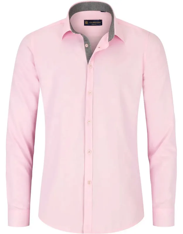 Button Down Cuff Long Sleeve Shirt