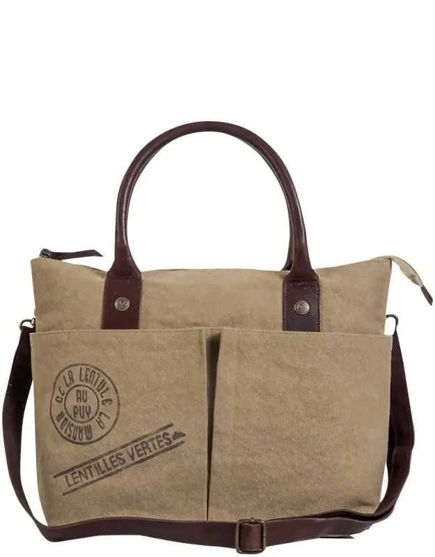 Lentilles Craftsman Vintage-look Shoulder Bag
