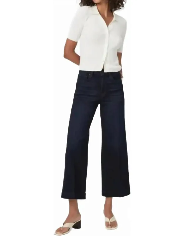 Anessa Wide Leg Jeans With Relaxed Fit And Ankle Length Silhouette