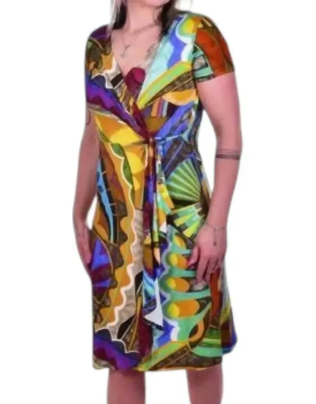 Viscose Wrap Dress