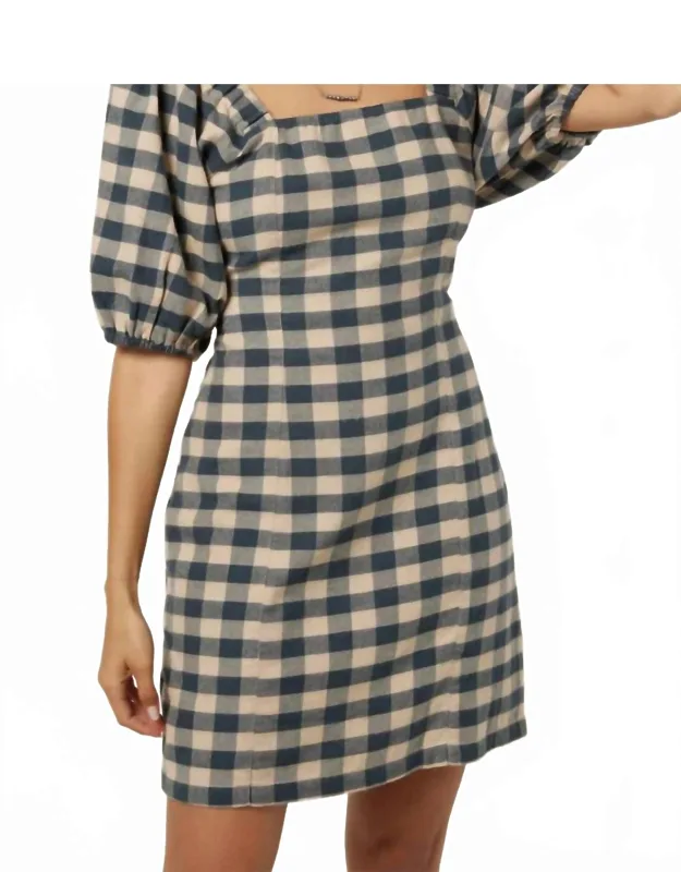 Plaid Mini Dress