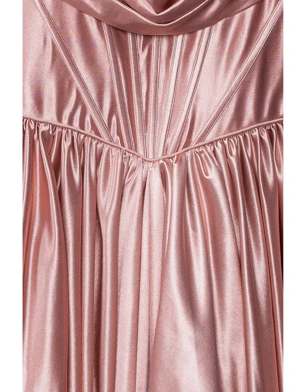 Strapless Sweetheart Neckline Beaded Corset With Tulle A-line Skirt