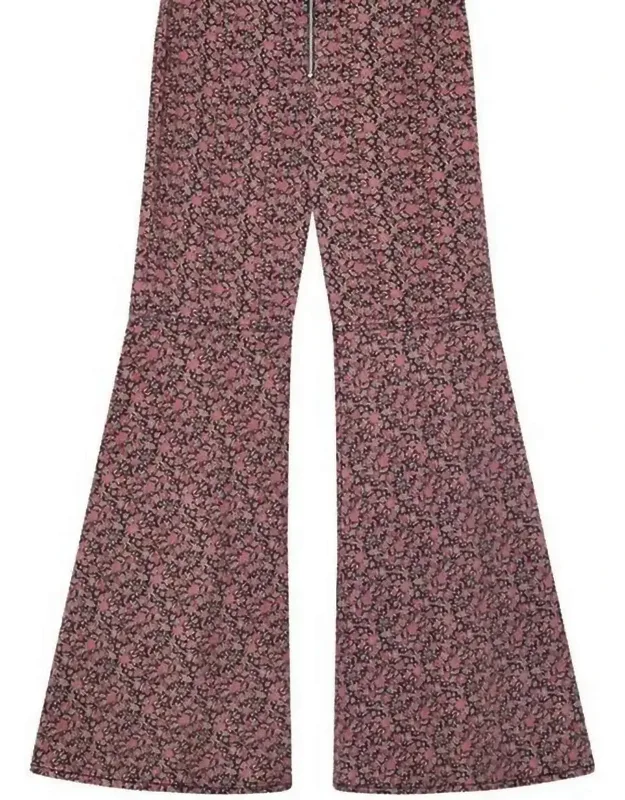 Isadora Cotton Flare Trousers