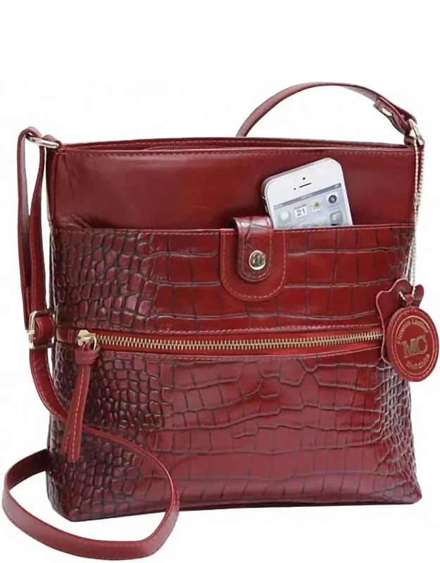 Kymberlee Genuine Leather Crossbody Bag