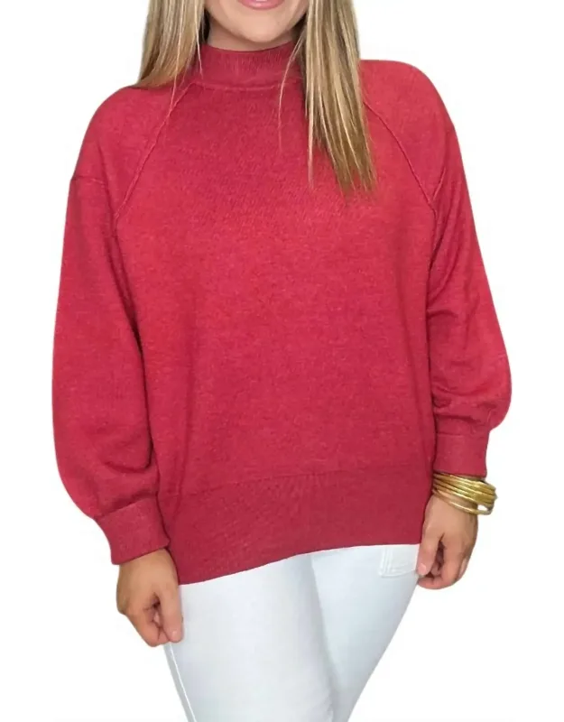 Exposed Seam Sweater