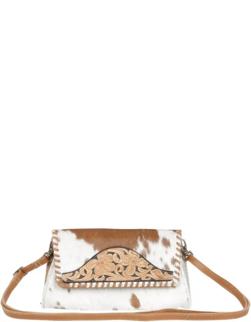 Incipient Hair-on Hide Wallet Shoulder Bag
