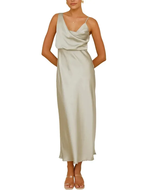One-shoulder Maxi Dress
