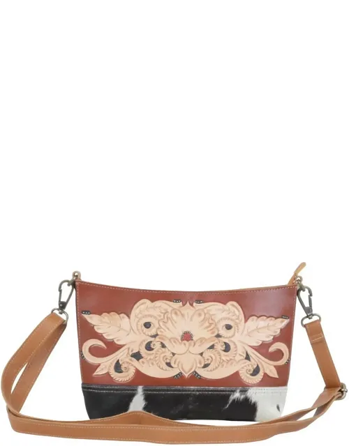 Solitude Wallet Leather & Hair-on Hide Shoulder Bag