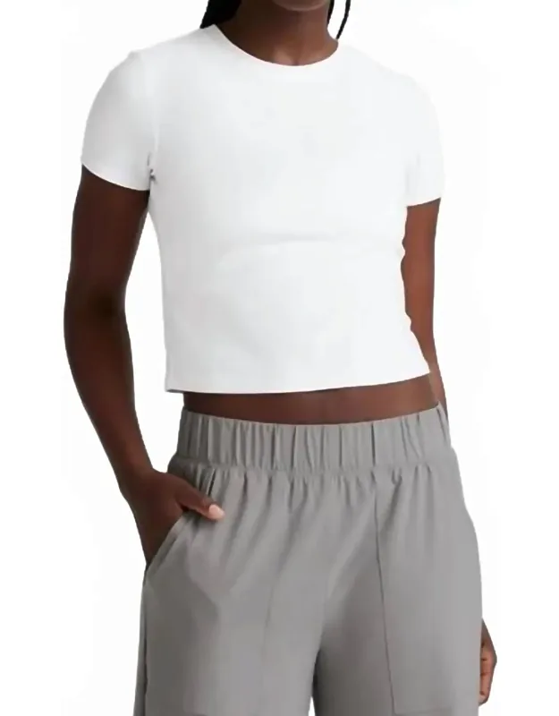 Featherweight Cropped Tee