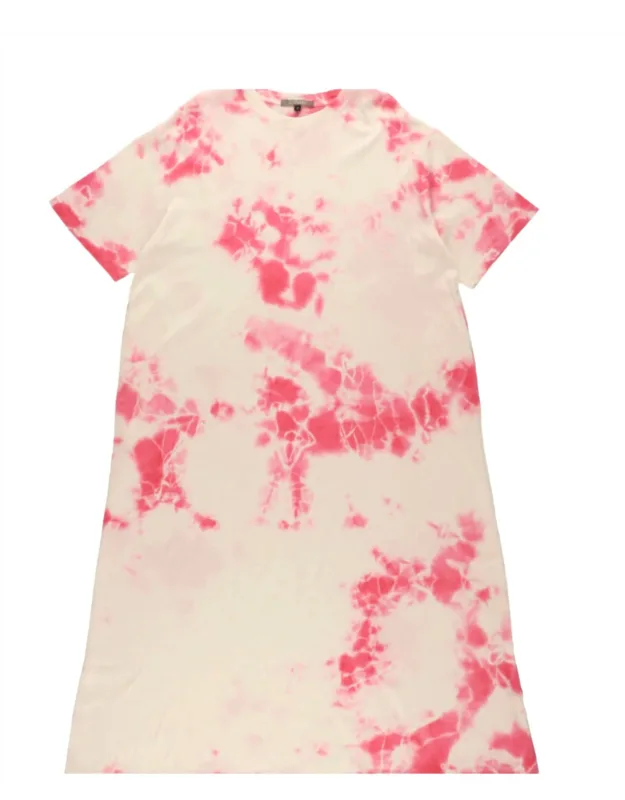 Cotton Jersey Half Sleeve Wide Dress